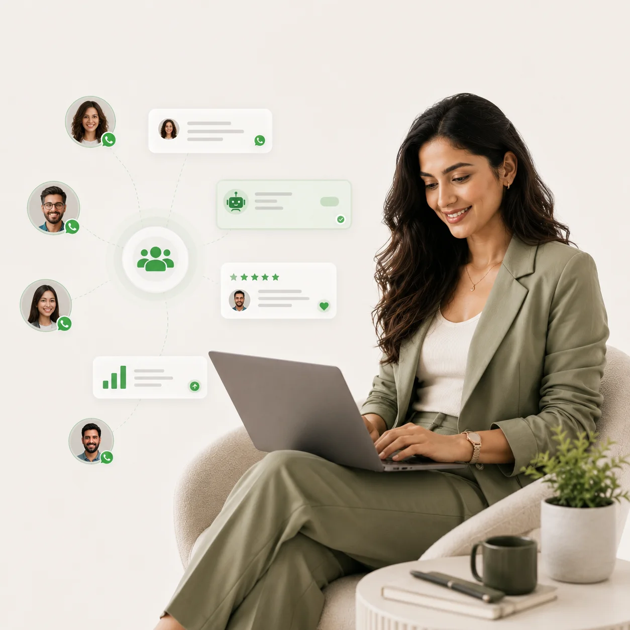 Operator reviewing WhautX analytics